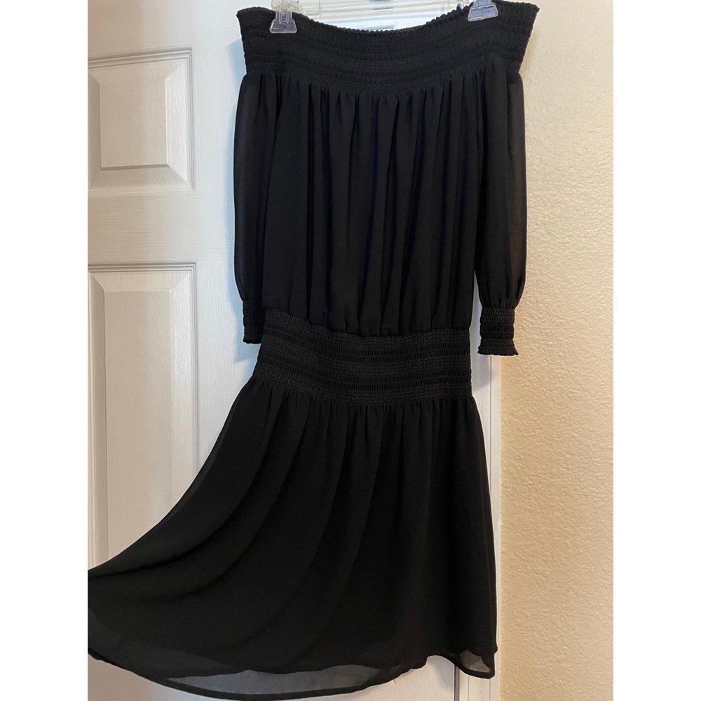 MICHAEL Michael Kors: Off Shoulder Peasant Dress🖤